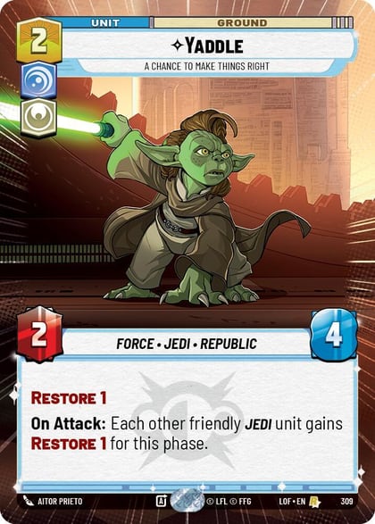 Yaddle - A Chance To Make Things Right (Hyperspace), Legends of the Force 309