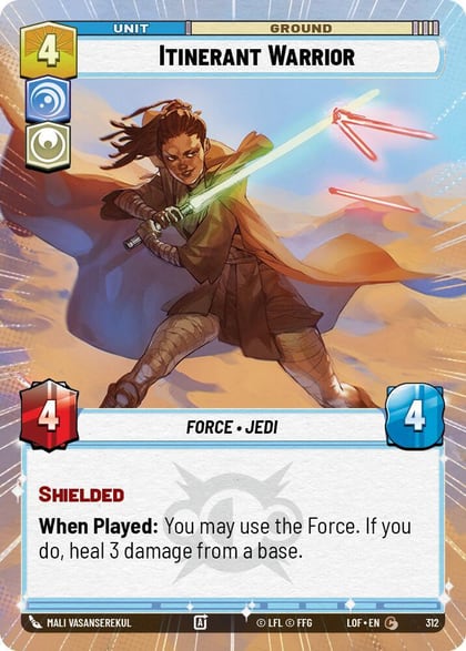 Itinerant Warrior (Hyperspace), Legends of the Force 312
