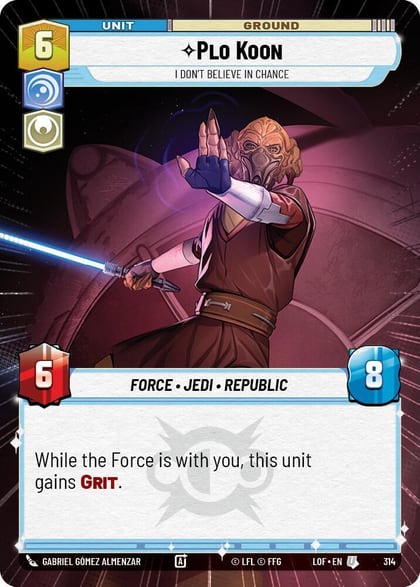 Plo Koon - I Don't Believe in Chance (Hyperspace), Legends of the Force 314