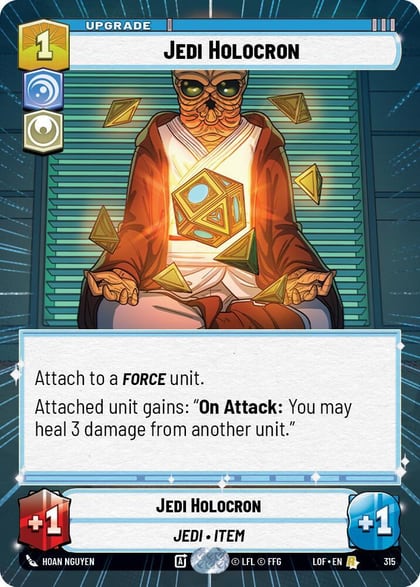Jedi Holocron (Hyperspace), Legends of the Force 315