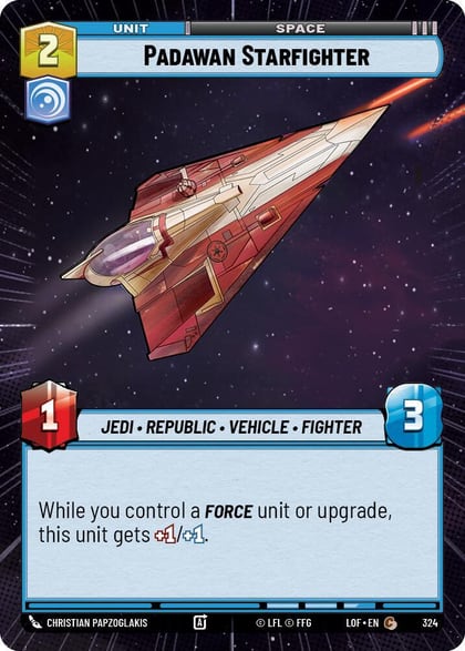 Padawan Starfighter (Hyperspace), Legends of the Force 324
