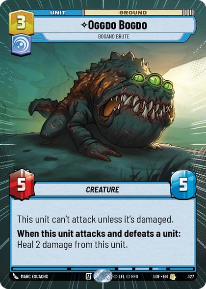 Oggdo Bogdo - Bogano Brute (Hyperspace), Legends of the Force 327