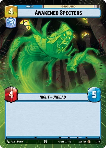 Awakened Specters (Hyperspace), Legends of the Force 330