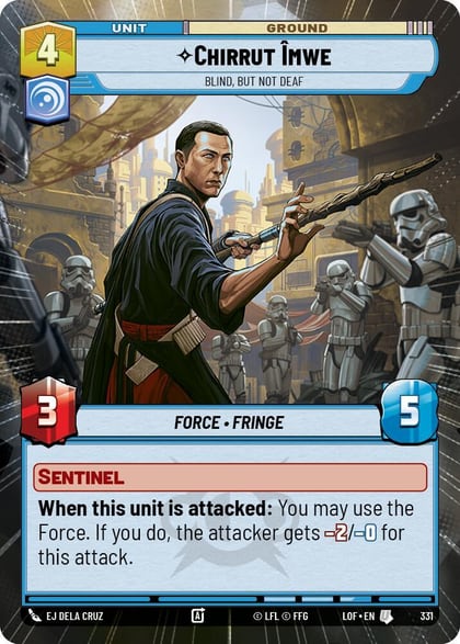 Chirrut Imwe - Blind, but not Deaf (Hyperspace), Legends of the Force 331