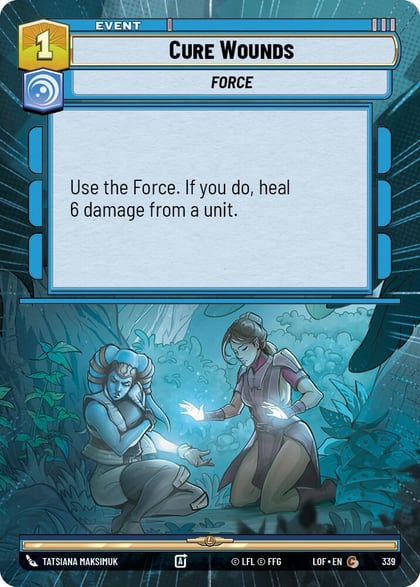 Cure Wounds (Hyperspace), Legends of the Force 339