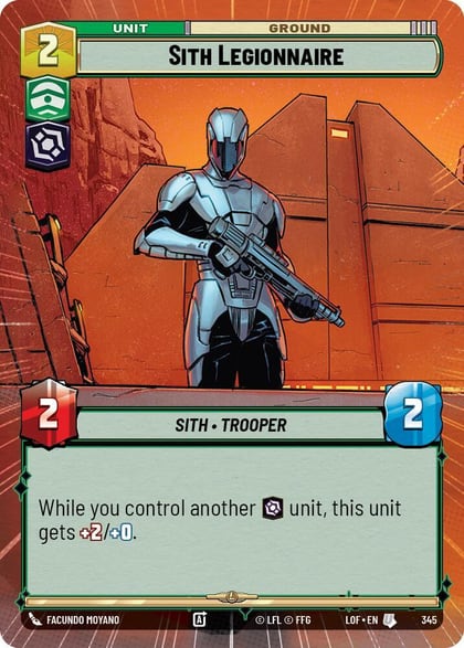Sith Legionnaire (Hyperspace), Legends of the Force 345