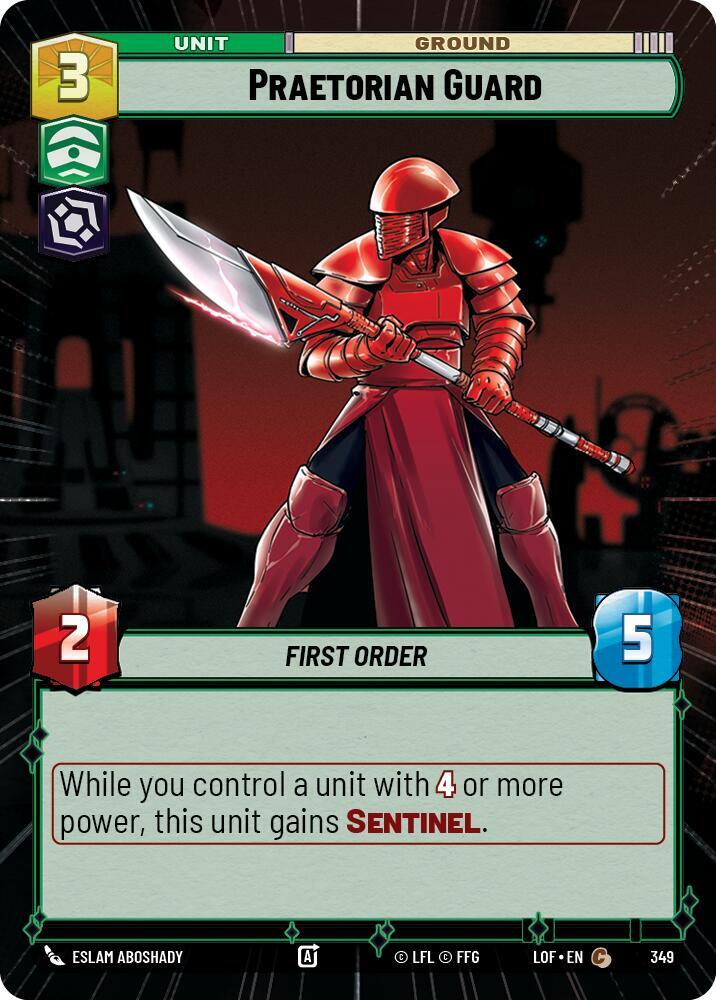 Praetorian Guard (Hyperspace), Legends of the Force 349