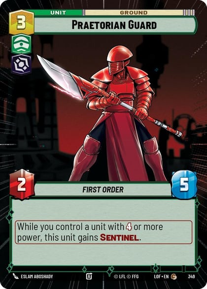 Praetorian Guard (Hyperspace), Legends of the Force 349