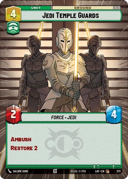 Jedi Temple Guards (Hyperspace), Legends of the Force 377