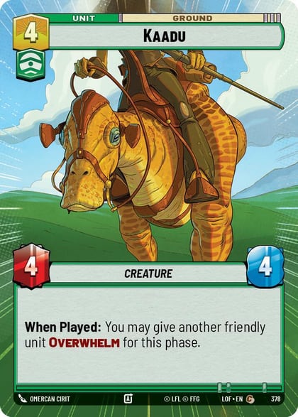 Kaadu (Hyperspace), Legends of the Force 378