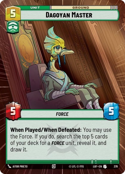 Dagoyan Master (Hyperspace), Legends of the Force 379