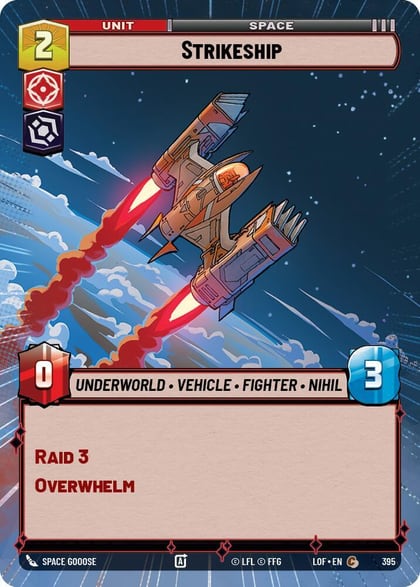 Strikeship (Hyperspace), Legends of the Force 395