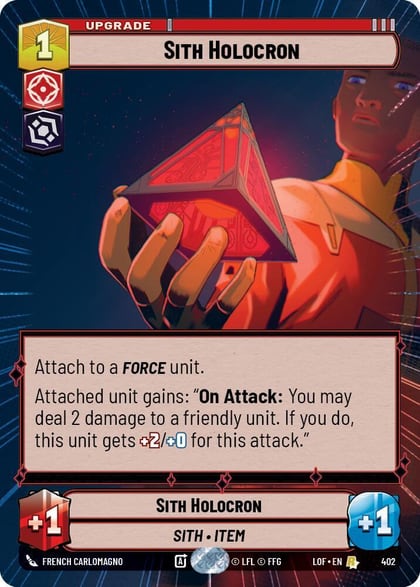 Sith Holocron (Hyperspace), Legends of the Force 402