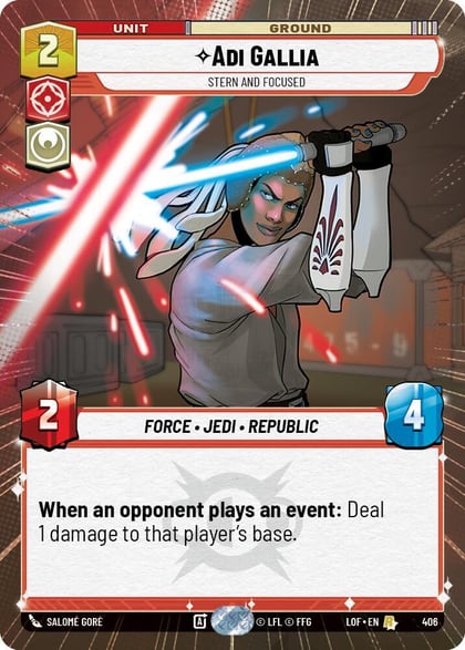 Adi Gallia - Stern and Focused (Hyperspace), Legends of the Force 406