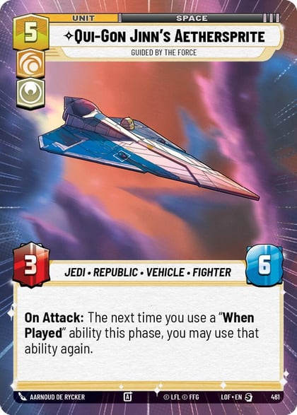 Qui-Gon Jinn's Aethersprite - Guided by the Force (Hyperspace), Legends of the Force 461