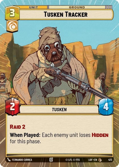 Tusken Tracker (Hyperspace), Legends of the Force 473