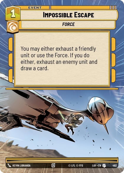 Impossible Escape (Hyperspace), Legends of the Force 482