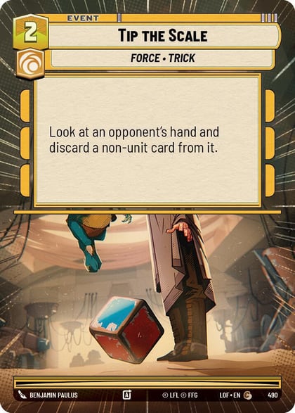 Tip the Scale (Hyperspace), Legends of the Force 490