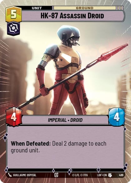 HK-87 Assassin Droid (Hyperspace), Legends of the Force 499