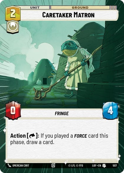 Caretaker Matron (Hyperspace), Legends of the Force 507