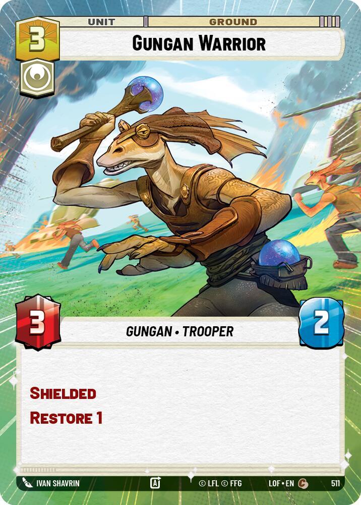 Gungan Warrior (Hyperspace), Legends of the Force 511