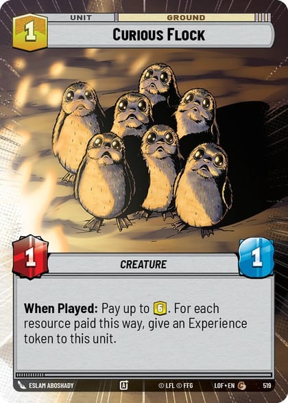 Curious Flock (Hyperspace), Legends of the Force 519