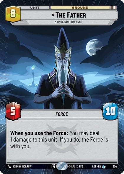 The Father - Maintaining Balance (Hyperspace), Legends of the Force 524