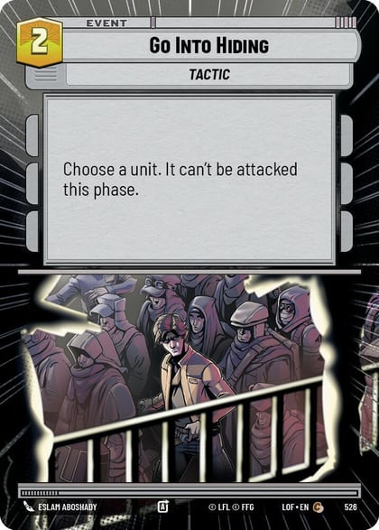 Go Into Hiding (Hyperspace), Legends of the Force 526
