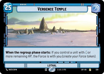 Vergence Temple (Foil), Legends of the Force 529
