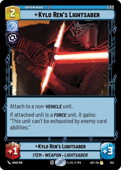 Kylo Ren's Lightsaber (Foil), Legends of the Force 542