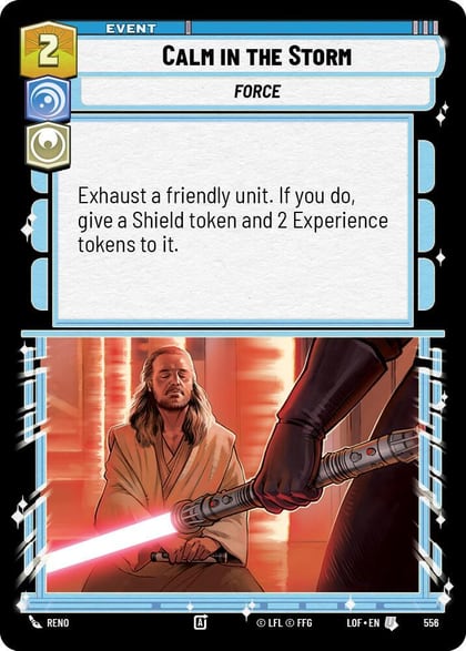Calm in the Storm (Foil), Legends of the Force 556