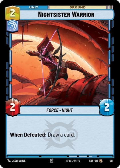 Nightsister Warrior (Foil), Legends of the Force 561