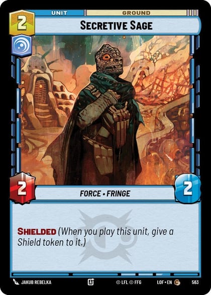 Secretive Sage (Foil), Legends of the Force 563