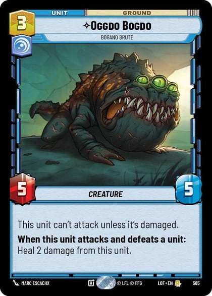 Oggdo Bogdo - Bogano Brute (Foil), Legends of the Force 565