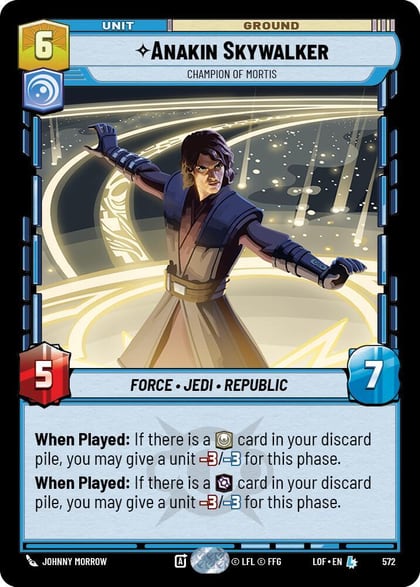 Anakin Skywalker - Champion of Mortis (Foil), Legends of the Force 572
