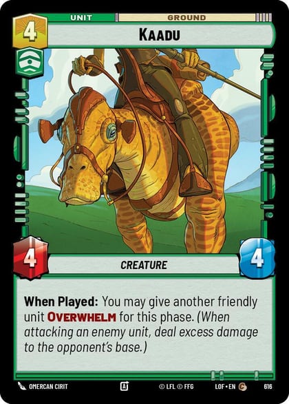 Kaadu (Foil), Legends of the Force 616