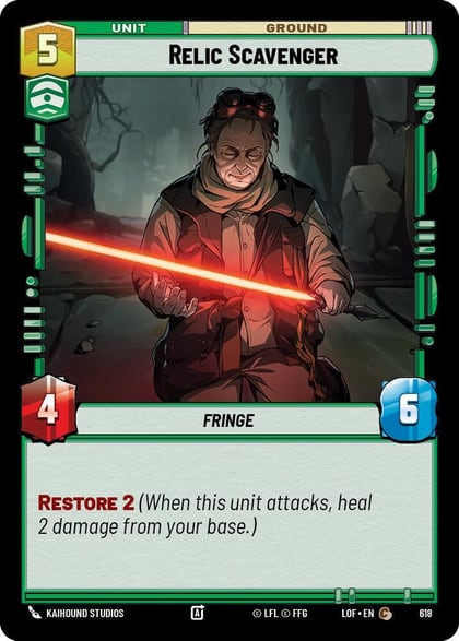 Relic Scavenger (Foil), Legends of the Force 618