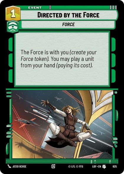 Directed by the Force (Foil), Legends of the Force 625