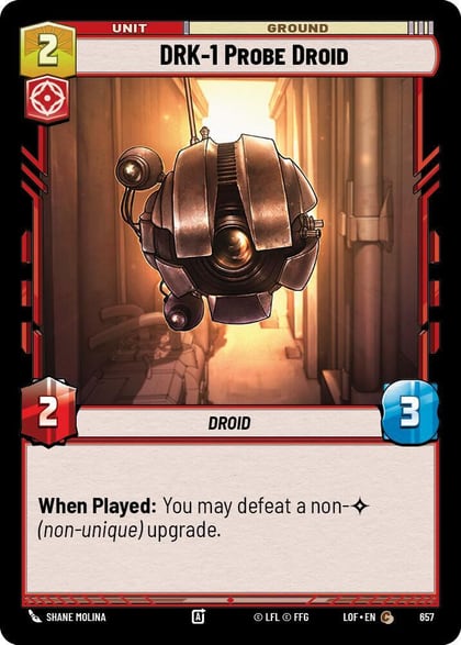 DRK-1 Probe Droid (Foil), Legends of the Force 657
