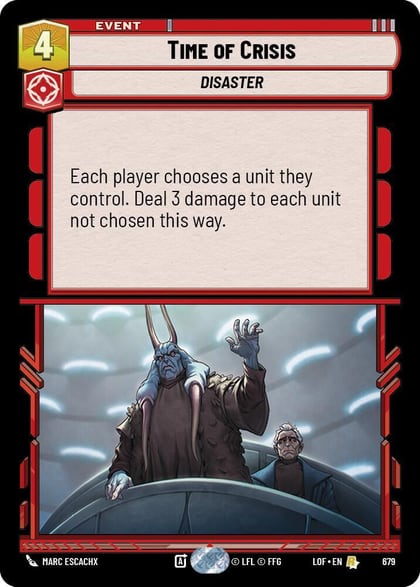 Time of Crisis (Foil), Legends of the Force 679