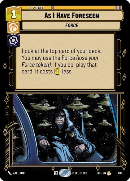 As I Have Foreseen (Foil), Legends of the Force 690