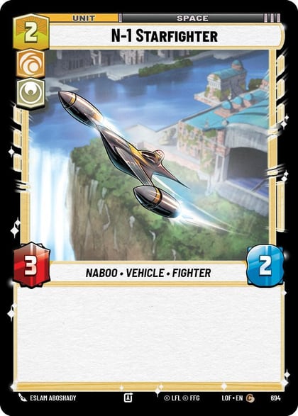 N-1 Starfighter (Foil), Legends of the Force 694