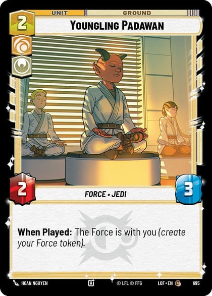 Youngling Padawan (Foil), Legends of the Force 695
