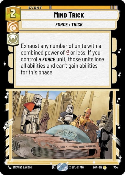 Mind Trick (Foil), Legends of the Force 704