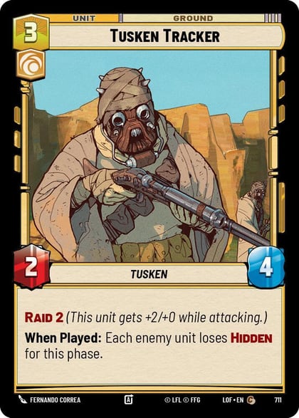 Tusken Tracker (Foil), Legends of the Force 711