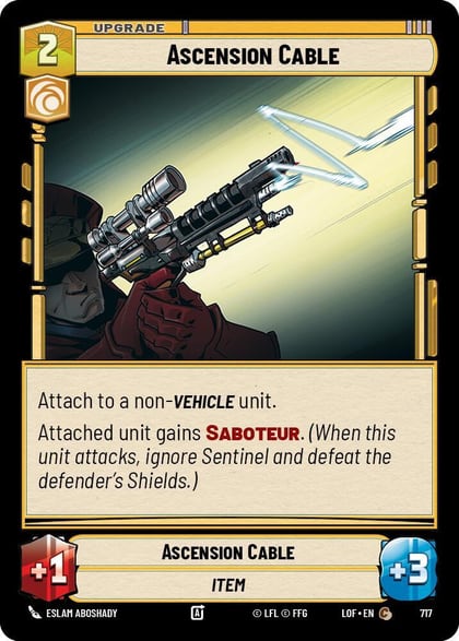 Ascension Cable (Foil), Legends of the Force 717