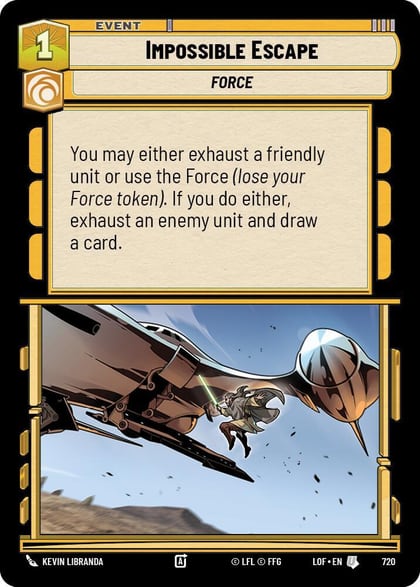 Impossible Escape (Foil), Legends of the Force 720