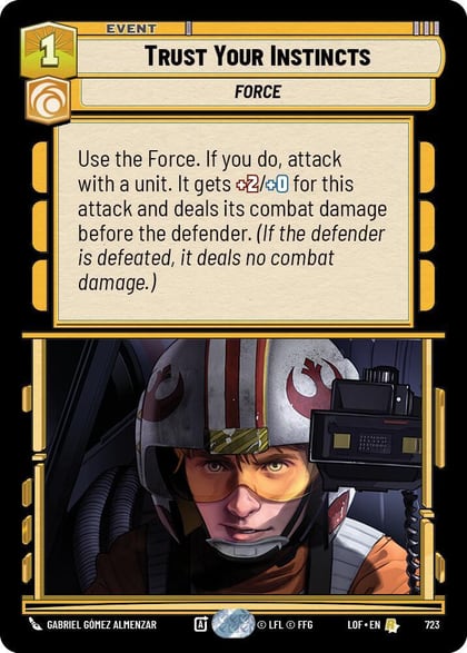 Trust Your Instincts (Foil), Legends of the Force 723