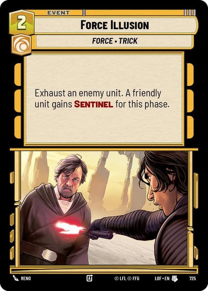 Force Illusion (Foil), Legends of the Force 725