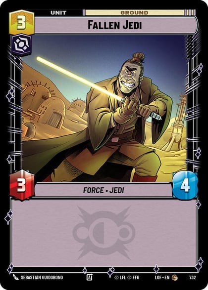 Fallen Jedi (Foil), Legends of the Force 732